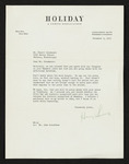 Letter from Harry Sions to John Valentine Schaffner (02 December 1953)
