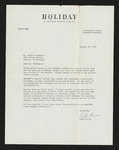Letter from Ruth Graves to Hubert Creekmore (27 January 1954) by Ruth Graves and Hubert Creekmore
