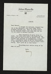 Letter from Doug Cooke to Hubert Creekmore (26 February 1954)