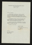 Letter from W.  E. Barksdale to Hubert Creekmore (16 March 1954)
