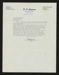 Letter from N. F. Chapman to Hubert Creekmore (10 April 1954)