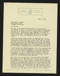 Letter from Robert M. MacGregor to Hubert Creekmore (14 May 1954) by Robert M. MacGregor and Hubert Creekmore