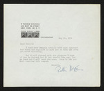 Letter from [Rosalie] Thorne McKenna to Hubert Creekmore (24 May 1954) by Rosalie Thorne McKenna and Hubert Creekmore