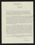Letter from Levi Robert Lind to Hubert Creekmore (06 September 1954)