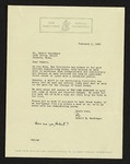 Letter from Robert M. MacGregor to Hubert Creekmore (01 February 1955) by Robert M. MacGregor and Hubert Creekmore