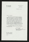 Letter from Marchia Luisa Cisneros to Hubert Creekmore (15 February 1955)