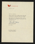Letter from Ursula Weise to Hubert Creekmore (19 April 1955) by Ursula Weise and Hubert Creekmore