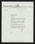Letter from David McDowell to Hubert Creekmore (25 April 1955) by David McDowell and Hubert Creekmore
