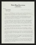 Letter from Bill Middlebrooks to Hubert Creekmore (26 November 1955)