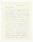 Letter from Nannie May Roney to Hubert Creekmore (19 December 1955)