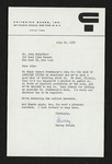 Letter from Murray McCain to John Schaffner (30 July 1959)