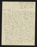 Letter from Hubert Creekmore to Hiram Hubert Creekmore (07 August 1939)