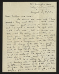 Letter from Hubert Creekmore to Hiram Hubert and Mittie Horton Creekmore (11 August 1939)
