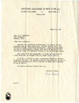 Letter from R. A. Lewis to [Mittie Horton] Creekmore (14 March 1941)