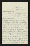 Letter from Mittie Horton Creekmore to Hubert Creekmore (15 September 1943) by Mittie Horton Creekmore and Hubert Creekmore