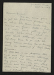 Letter from Mittie Horton Creekmore to Hubert Creekmore (16 October 1943)