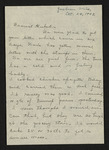 Letter from Mittie Horton Creekmore to Hubert Creekmore (24 October 1943)