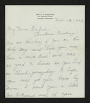 Letter from Mittie Horton Creekmore to Hubert Creekmore (14 December 1943) by Mittie Horton Creekmore and Hubert Creekmore