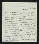 Letter from Mittie Elizabeth Creekmore Welty to Hubert Creekmore (30 December 1943)