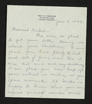 Letter from Mittie Horton Creekmore to Hubert Creekmore (08 January 1944)