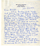 Letter from Wade H. Creekmore to Hubert Creekmore (23 January 1944)