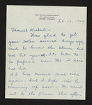 Letter from Mittie Horton Creekmore to Hubert Creekmore (12 February 1944)