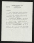 Letter from Hiram Hubert Creekmore to Hubert Creekmore (22 February 1944)