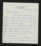 Letter from Mittie Horton Creekmore to Hubert Creekmore (20 March 1944) by Mittie Horton Creekmore and Hubert Creekmore