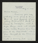 Letter from Mittie Horton Creekmore to Hubert Creekmore (08 May 1944)