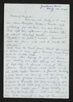 Letter from Mittie Horton Creekmore to Hubert Creekmore (14 May 1944)