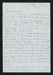 Letter from Mittie Horton Creekmore to Hubert Creekmore (28 May 1944) by Mittie Horton Creekmore and Hubert Creekmore