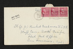 Envelope from Mittie Horton Creekmore to Hubert Creekmore (10 June 1944) by Mittle Horton Cree and Hubert Creekmore