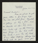 Letter from Mittie Horton Creekmore and Mittie Elizabeth Creekmore Welty to Hubert Creekmore (25 June 1944)
