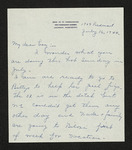 Letter from Mittie Horton Creekmore to Hubert Creekmore (16 July 1944)