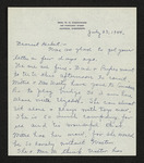 Letter from Mittie Horton Creekmore to Hubert Creekmore (23 July 1944)
