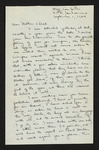 Letter from Hubert Creekmore to Hiram Hubert and Mittie Horton Creekmore (01 September 1944)