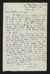 Letter from Hubert Creekmore to Hiram Hubert and Mittie Horton Creekmore (22 November 1944)