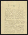 Letter from Hubert Creekmore to Hiram Hubert and Mittie Horton Creekmore (25 February 1948)