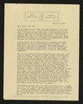 Letter from Hubert Creekmore to Hiram Hubert and Mittie Horton Creekmore (27 March 1948)