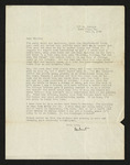 Letter from Hubert Creekmore to Mittie Elizabeth Creekmore Welty (05 November 1948)