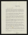 Letter from Hubert Creekmore to Hiram Hubert and Mittie Horton Creekmore (05 March 1949)