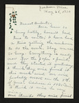 Letter from Mittie Horton Creekmore to Hubert Creekmore (28 May 1950)