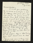 Letter from Mittie Horton Creekmore to Hubert Creekmore (08 May 1951) by Mittie Horton Creekmore and Hubert Creekmore