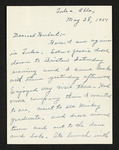 Letter from Mittie Horton Creekmore to Hubert Creekmore (28 May 1951) by Mittie Horton Creekmore and Hubert Creekmore