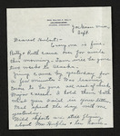 Letter from Mittie Horton Creekmore to Hubert Creekmore (22 September 1951)
