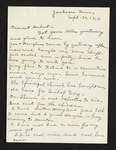 Letter from Mittie Horton Creekmore to Hubert Creekmore (30 September 1951) by Mittie Horton Creekmore and Hubert Creekmore