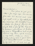 Letter from Mittie Horton Creekmore to Hubert Creekmore (03 October 1951)