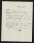 Letter from Hubert Creekmore to Mittie Horton Creekmore (24 October 1951)