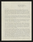 Letter from Hubert Creekmore to Mittie Horton Creekmore (06 November 1951) by Hubert Creekmore and Mittie Horton Creekmore