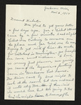 Letter from Mittie Horton Creekmore to Hubert Creekmore (06 November 1951)